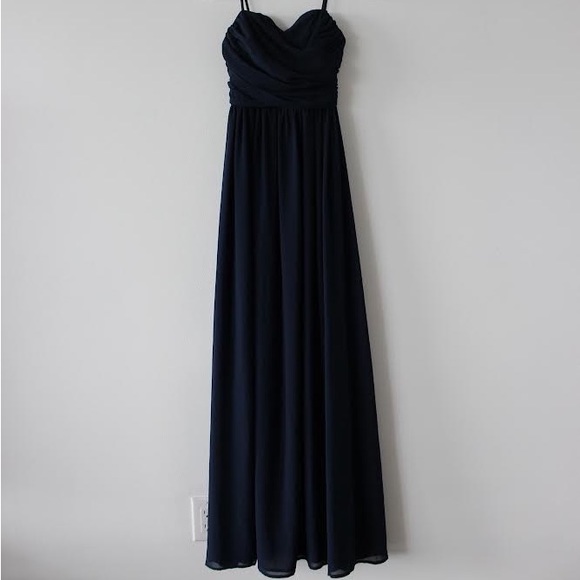 Formal Dress - Navy Blue - Picture 5 of 5